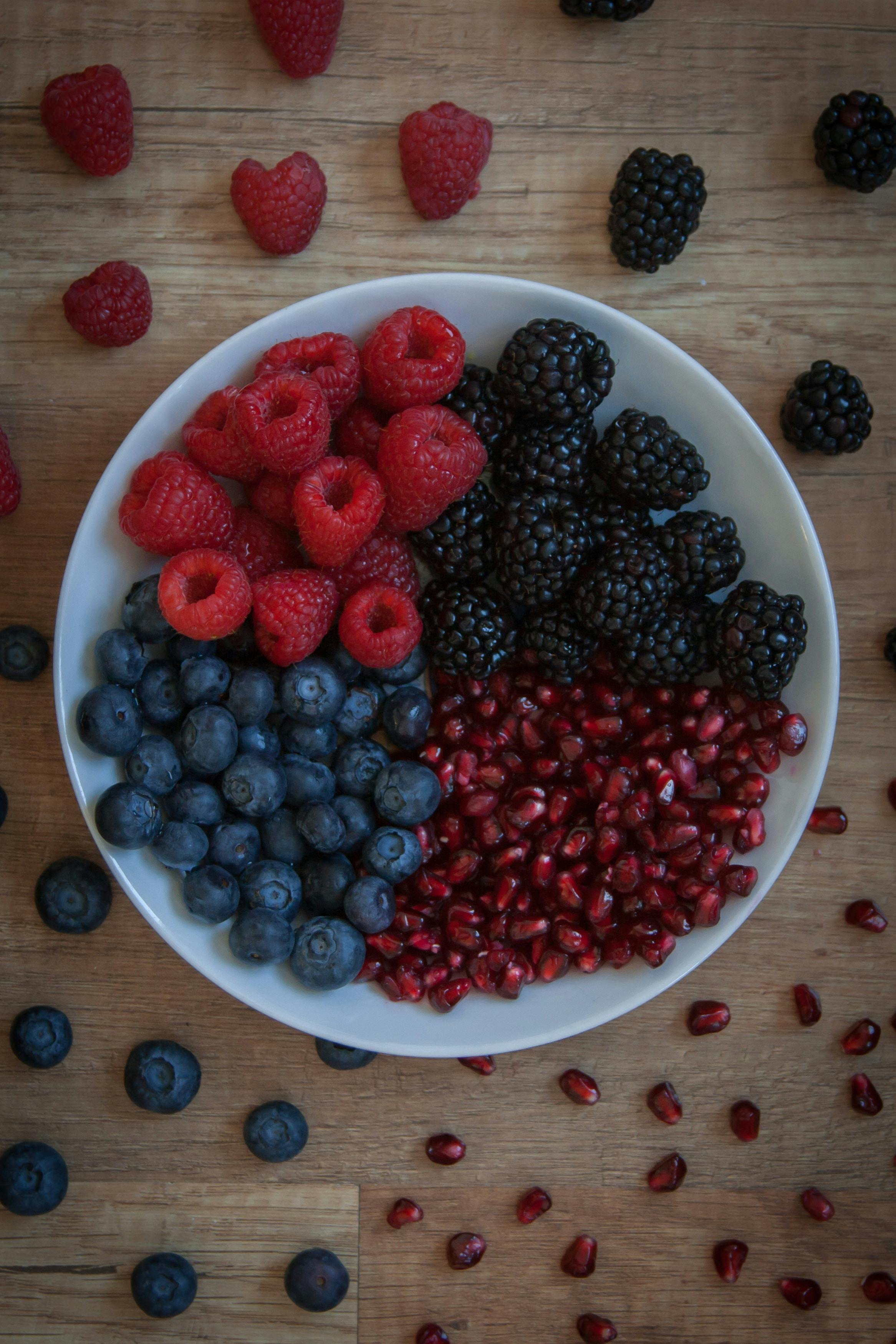 Berries in a Bowl by Adel Grober on Unsplash